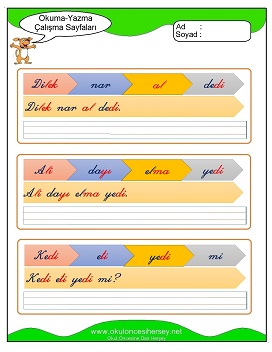 d sesi Grubu Çalışma Sayfaları